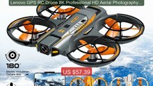 Lenovo GPS RC Drone 8K Professional HD Aerial Photography Las... -- Amazing Value 2026 | Must Have!