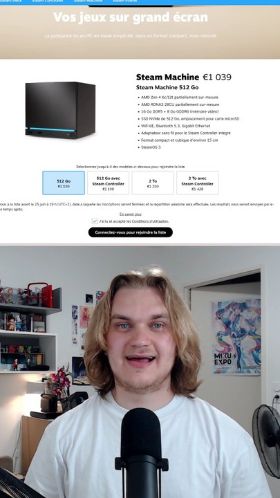 les prix sont aussi chauds que la température j'ai pas raison la team ?La Steam Machine vient dévoiler son prix et wow, je pense que personne ne s'attendait à des prix aussi ahurissants#steam #steammachine #tech #actutech #actu
