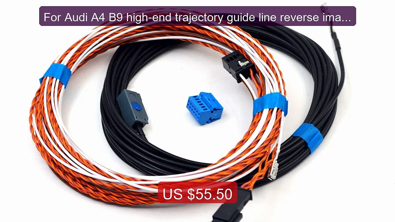 For Audi A4 B9 high-end trajectory guide line reverse image rearvi... -- Best Deal 2026 | Shop Now!