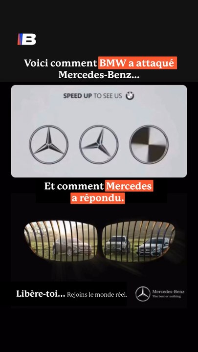😳 Quand Mercedes-Benz répond à BMW … ⁉️