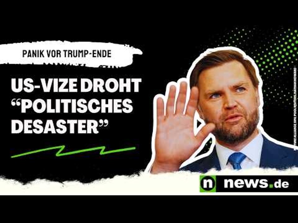J.D. Vance: Panik vor Trump-Ende noch in diesem Jahr - US-Vize droht 'politisches Desaster'