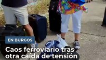 Caos ferroviario en Burgos: viajeros tirados en una estación sin uso y horas de espera en Rosa Manzano