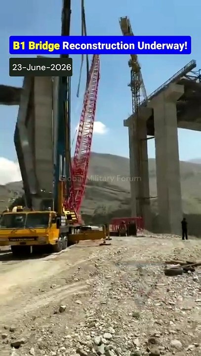 Iran Rebuilds B1 Bridge Hit in Airstrikes