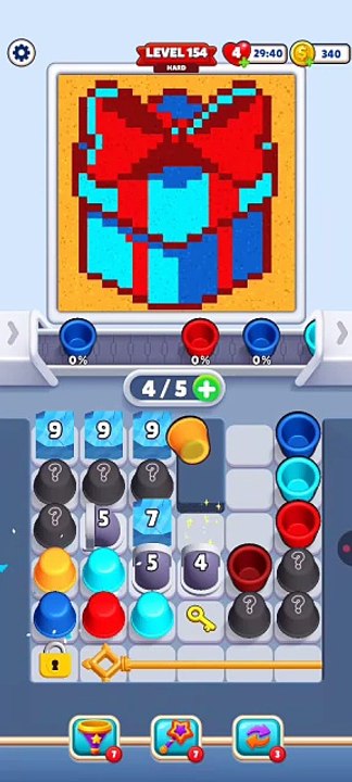 Sand Out Color Sorting Level 152-153-154