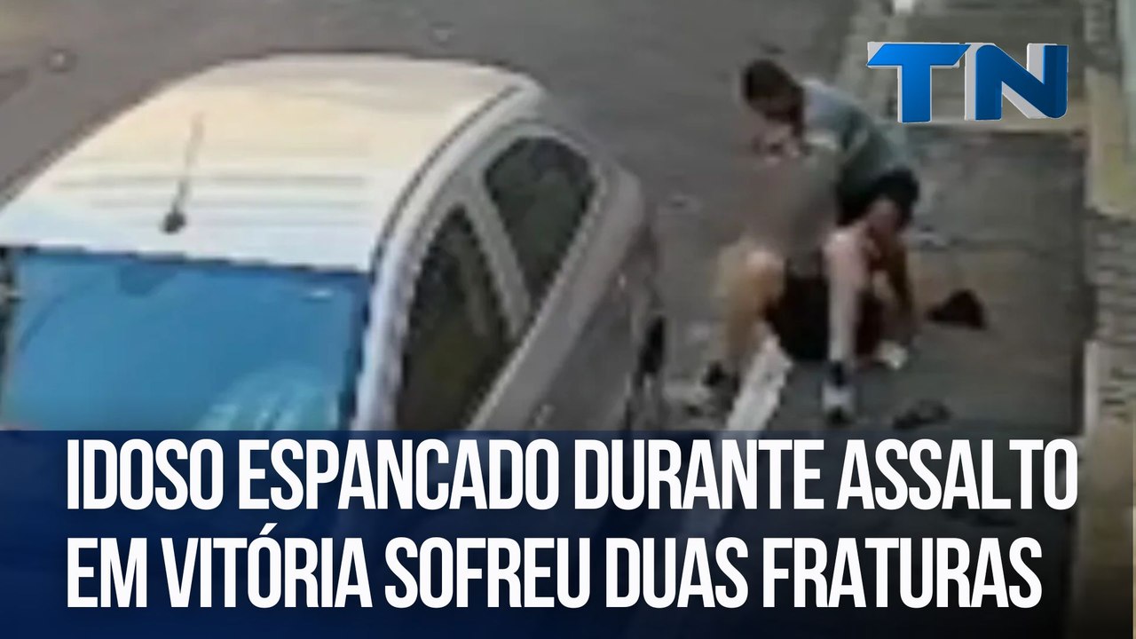 Idoso espancado durante assalto em Vitória sofreu duas fraturas