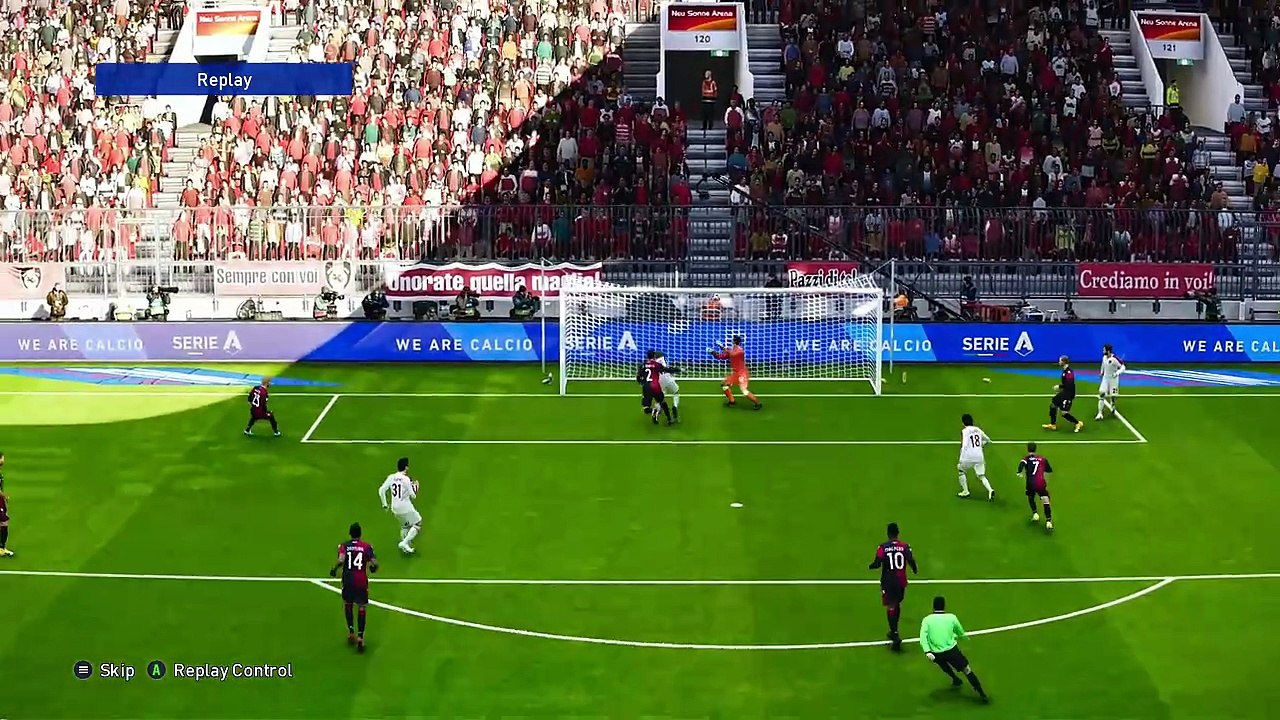 AC Milan vs Cagliari  Epic Serie A Battle  PES