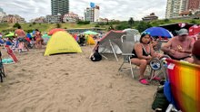Mar Del Plata Beach A Wonderful Day in Argentina