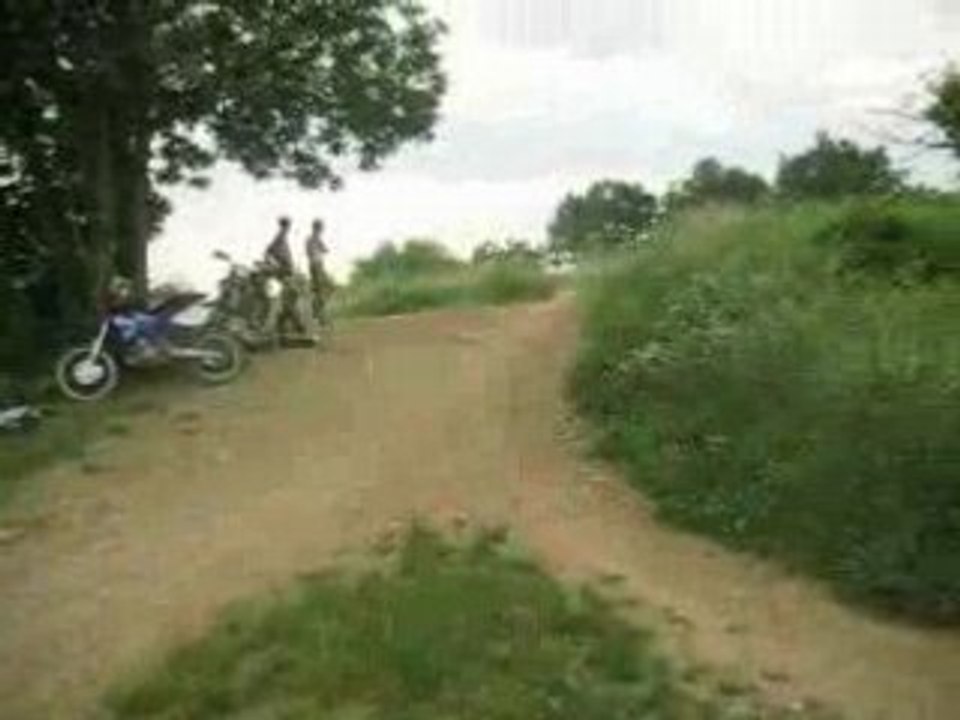 Moto cross terrain talant