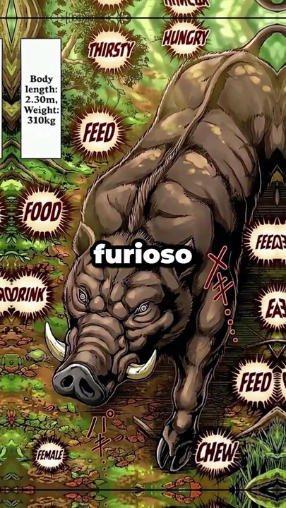 YUJIRO HANMA VS JAVALI GIGANTE: A CAÇADA BRUTAL DO CAPÍTULO 61 DE BAKI RAHEN!