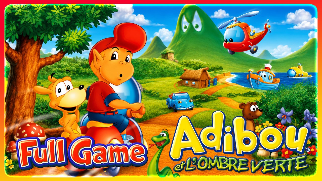 Adibou et l'Ombre Verte FULL GAME Adiboo and the Green Shadow (PS1) FR