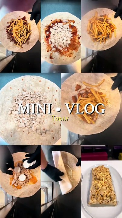 How to build a loaded French Taco #streetfood #snack #BR3 #Tacos #Foodies