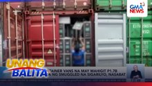 23 container vans na may mahigit P1.7-B halaga ng smuggled na sigarilyo, nasabat | Unang Balita