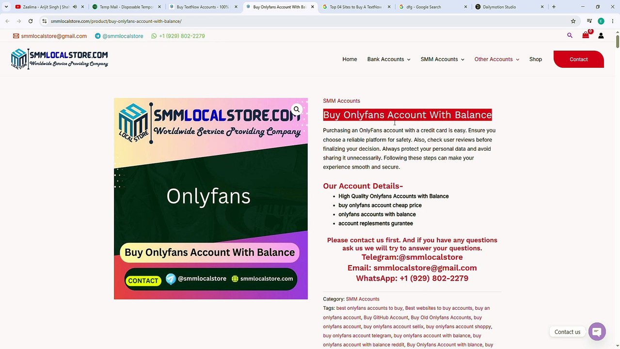 Top 4 Vendors To Buy Onlyfans Account With Balance