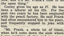 Saturday, 31st May 1913 Mary Phagans Murder Was Work of a Negro Declares Leo M. Frank
