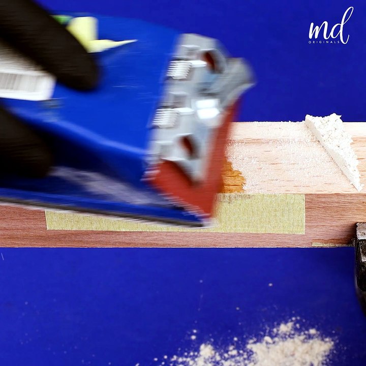 Level up your crafting with sawdust and glue! 💡