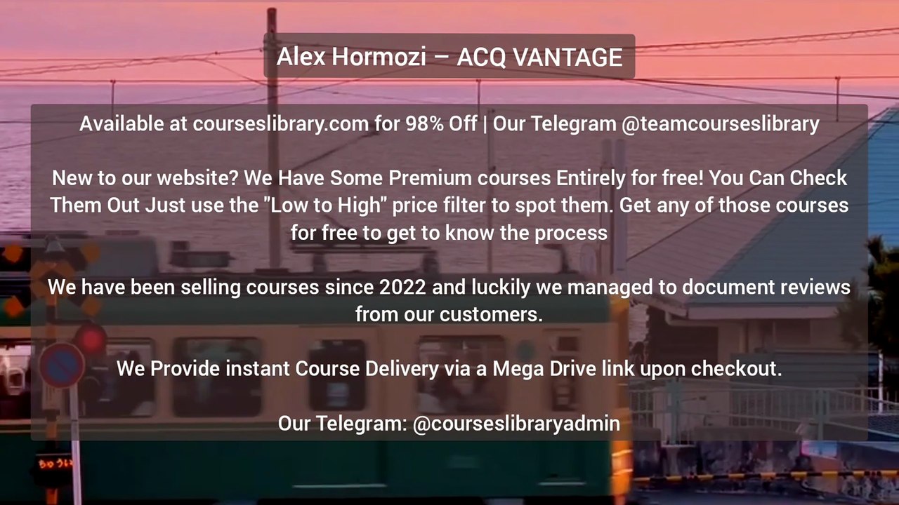 Alex Hormozi – ACQ VANTAGE