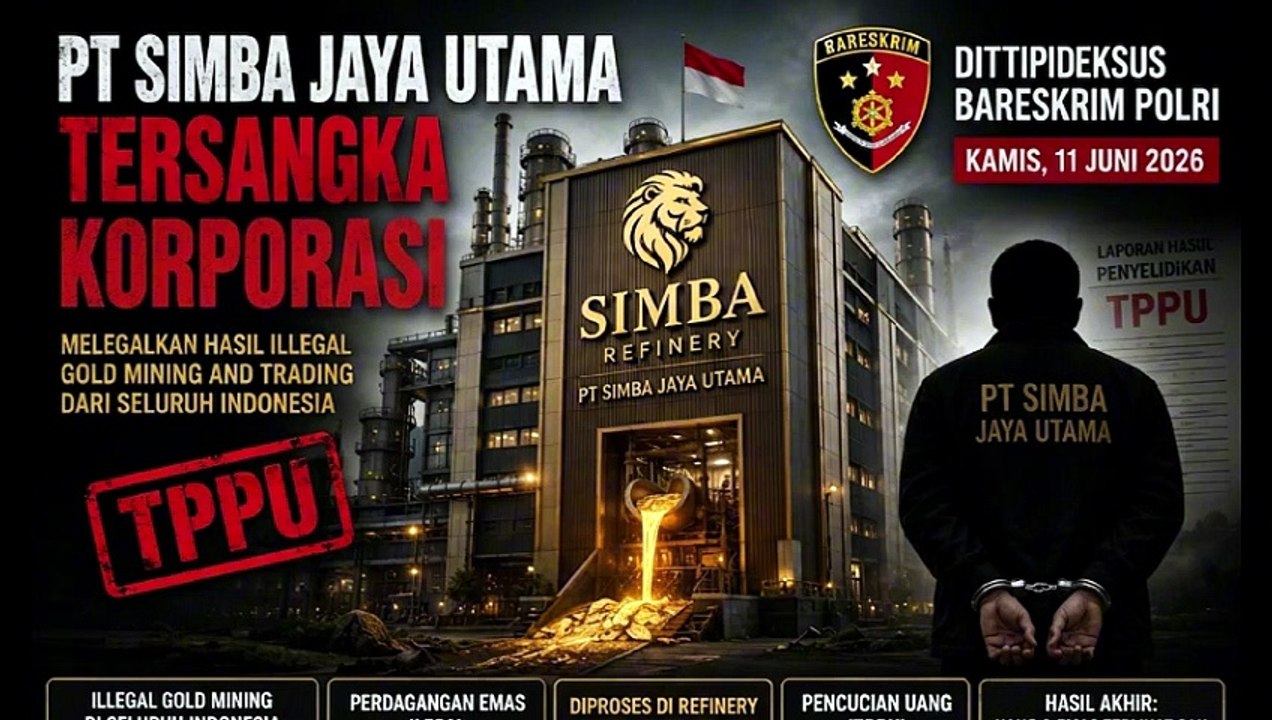 PT Simba Jaya Utama Tersangka TPPU Korporasi Disita Bareskrim Polri di Provinsi Jawa Timur