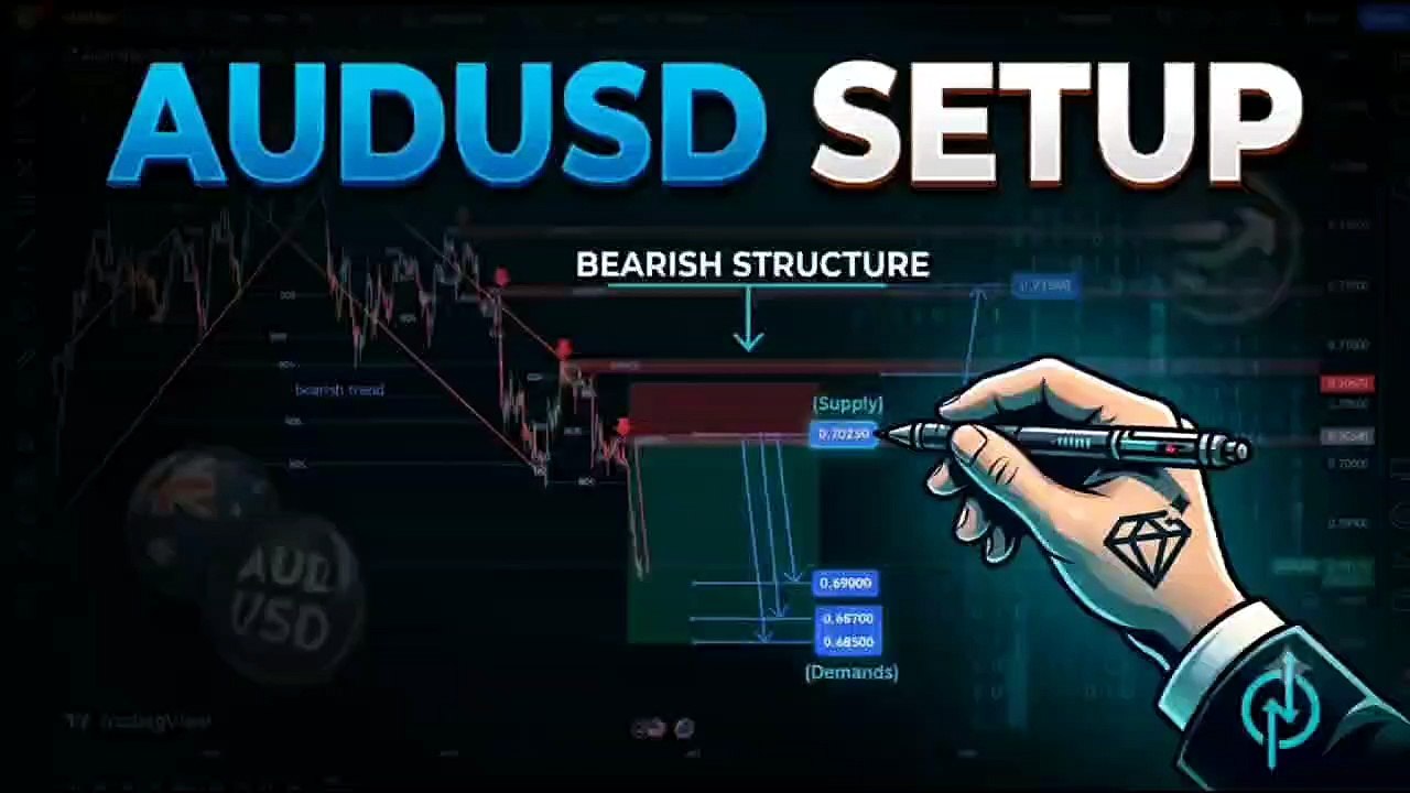 AUDUSD H1 Institutional Market Breakdown – Smart Money Concepts (SMC) Analysis 🚀