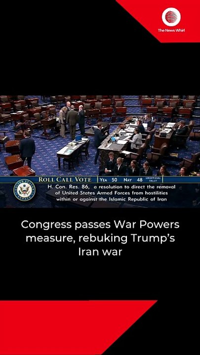 Congress passes War Powers measure