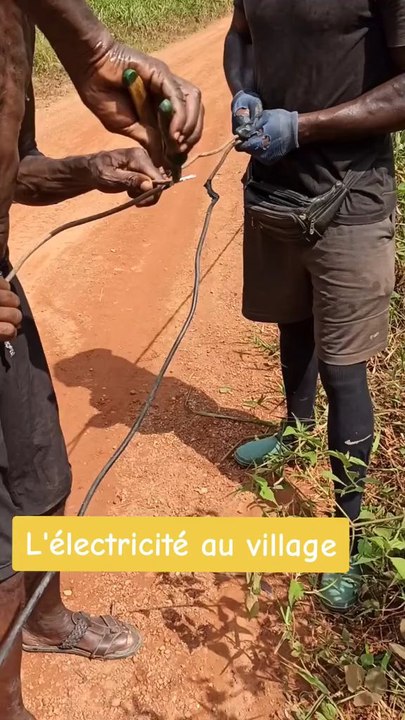 L'électricité au village
