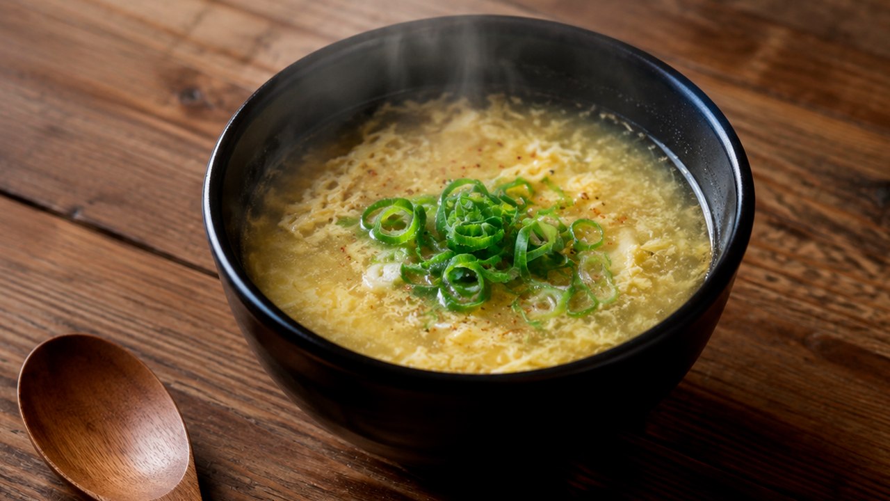What Makes Japanese Egg Drop Soup So Smooth? 🍲