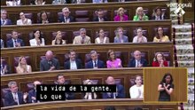 Feijóo: "Su gobierno no ha mejorado la vida de la gente, lo que ha mejorado es la vida de su gente. Disuelva usted las cortes y vayamos a votar"