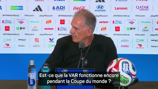 Ghana - Queiroz : "Est-ce que la VAR fonctionne pendant la Coupe du monde ?"