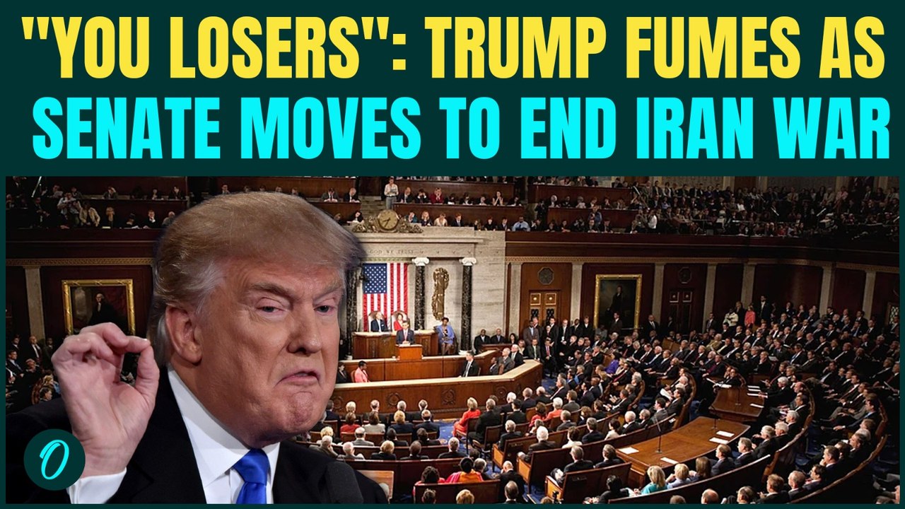 “They Are Losers”: Trump BLASTS Senators After They Pass Resolution To End Iran War