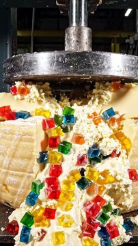 🧀 Cheese Wheel Under Hydraulic Press ASMR | Satisfying Crack & Extreme Compression