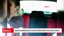 Şişli’de yanından hızla geçtiği sürücünün saldırısına uğradı: Eşi 'Abi yapma' diyerek engellemeye çalıştı