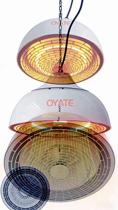 Hanging outdoor heater infrared electric waterproof courtyard heating lamp