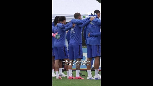 Les Bleus rendent hommage à la mère de Didier Deschamps