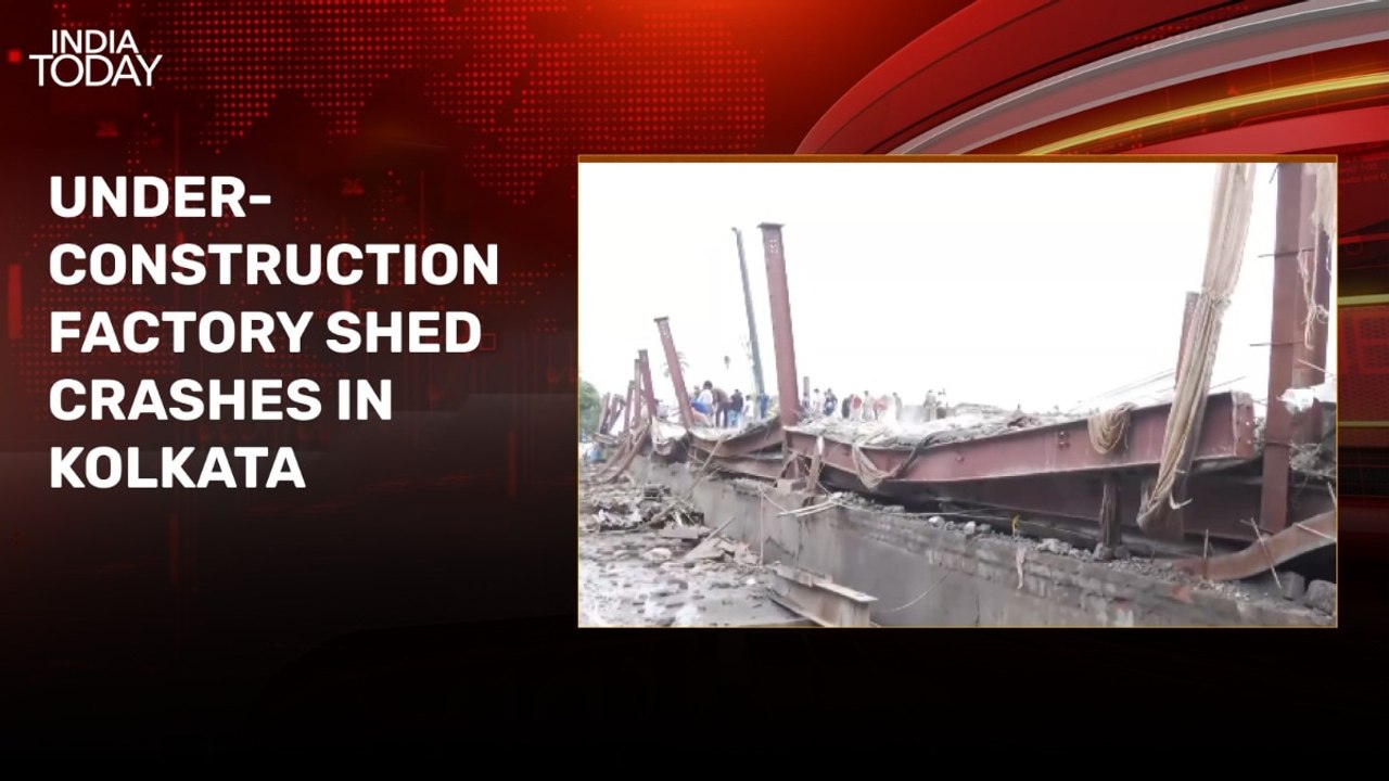 Under-construction factory shed collapses in Kolkata, rescue ops on
