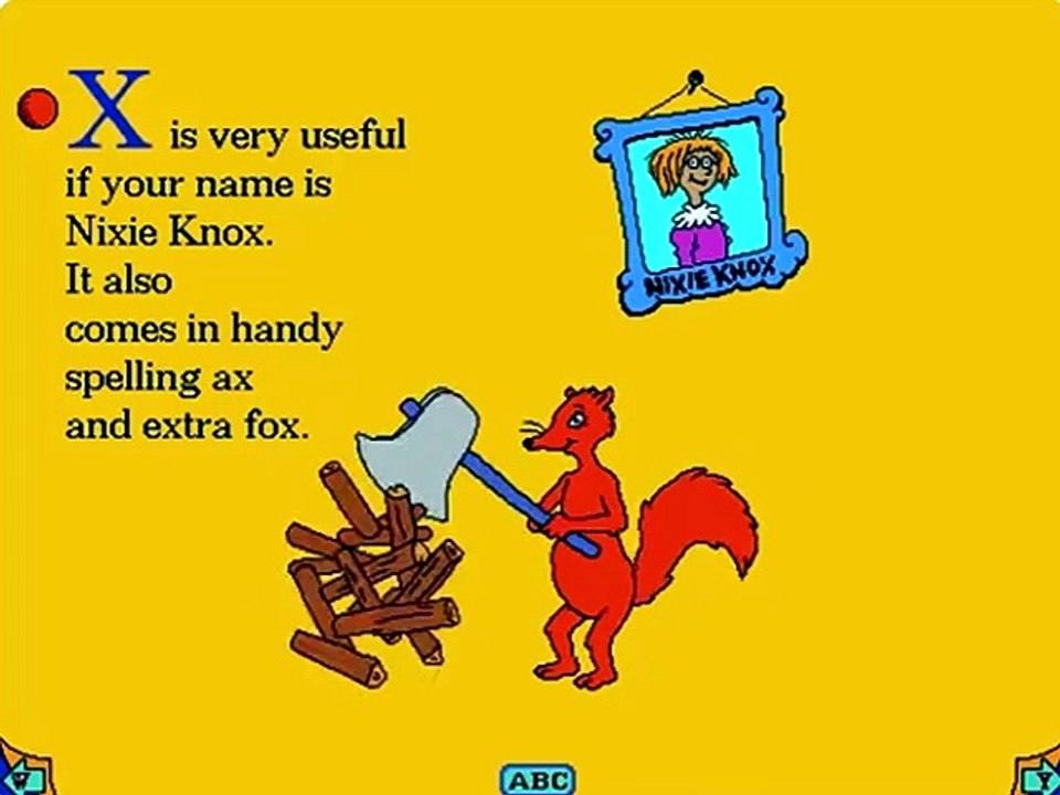 Dr. Seuss's ABC Living Books - Letter X
