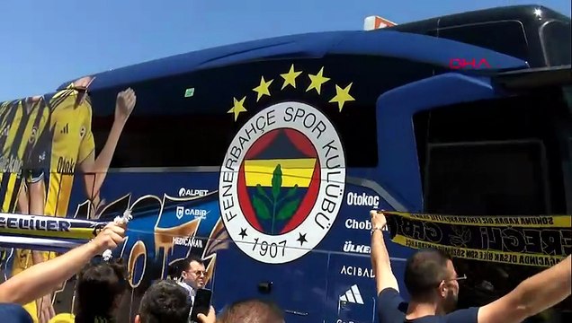 Fenerbahçe'ye Düzce'de coşkulu karşılama