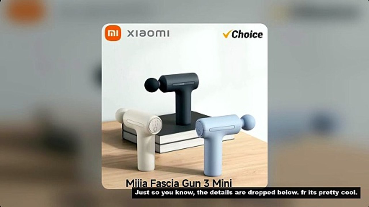 XIAOMI Mijia Mini Fascia Gun 3 Portable Muscle Massage Gun 12kg Thrust Brushless Silent Motor 3 Mass