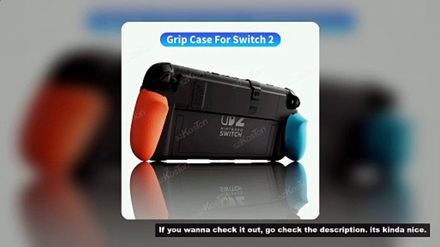 for Nintendo Switch 2 NeoGrip with Replaceable Grip Protective Case Hard Shell Grips for Switch 2 Ac