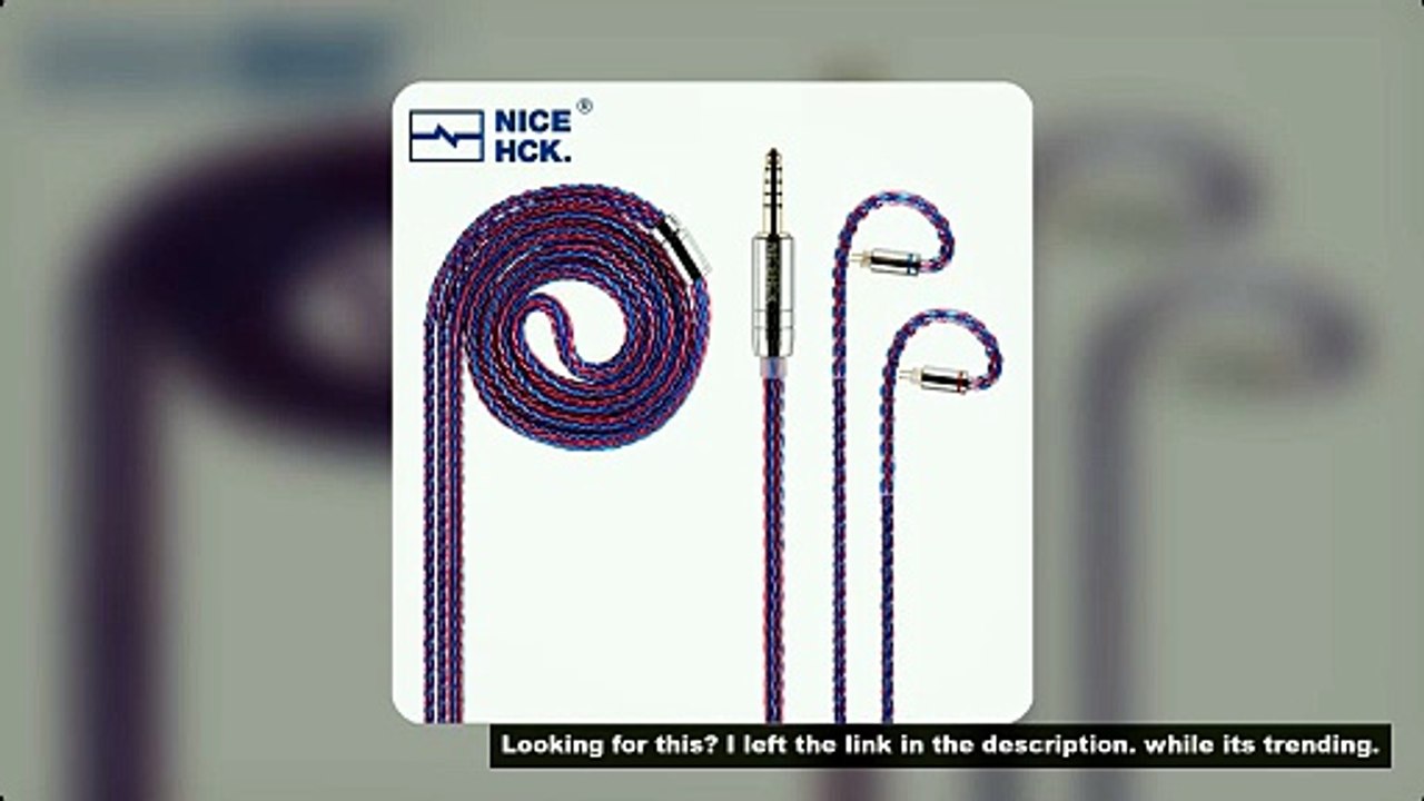 NICEHCK SweetLife 6N Silver Plated OCC Earbud Upgrade Cable MMCX/2Pin/QDC for Sonus Zero Dolce Quart