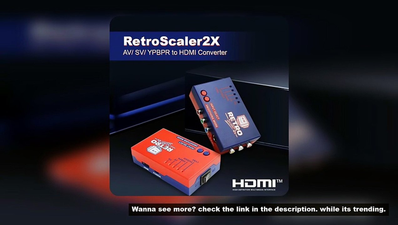 RetroScaler2x AV to HDMI� Converter and Line-do...