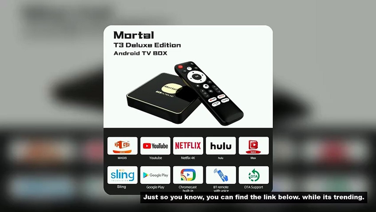 Android13 Smart TV Box Wifi6 Streaming Media Player 4K HDR10 Rockchip3528 4GB64GB Large Memory Bluet