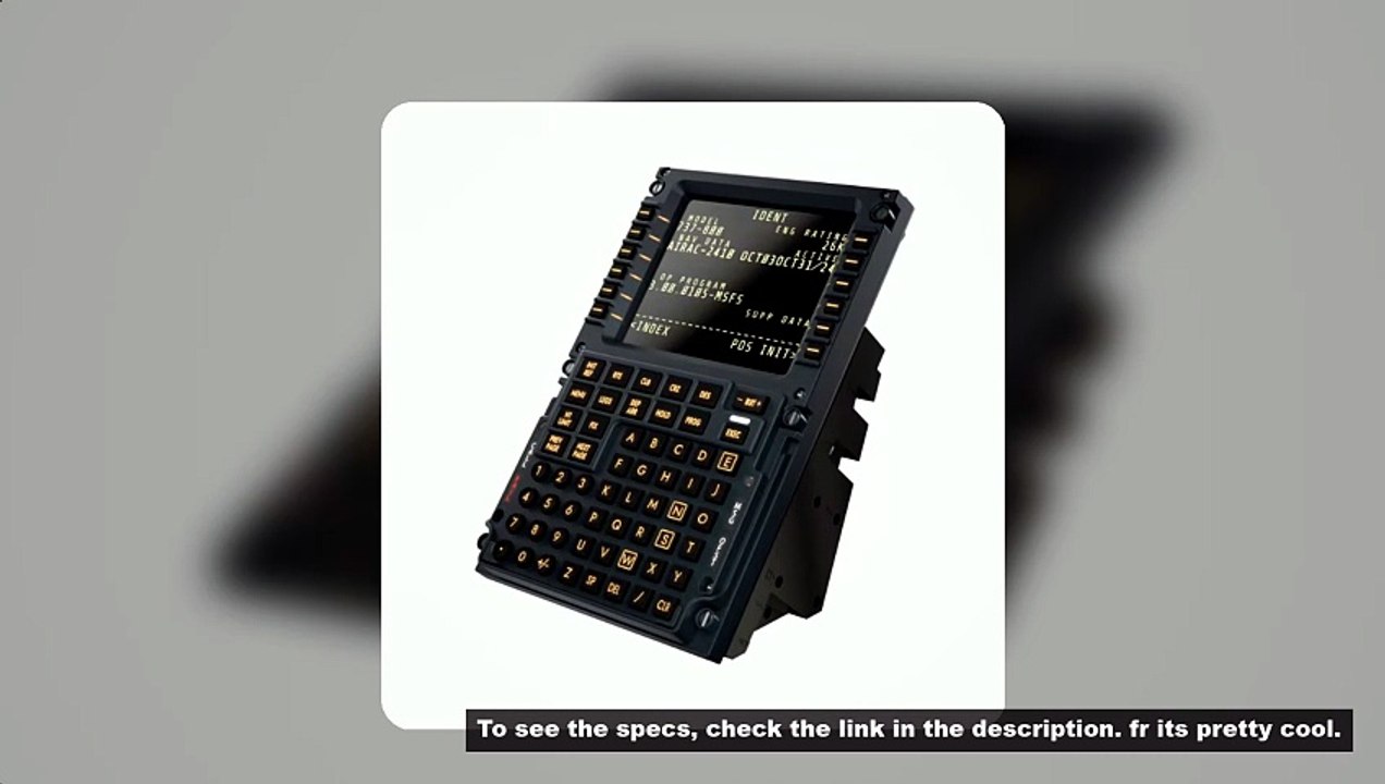 WINWING Flight Simulator CDU PMDG Zibo Civil Aviation Control Panel Boeing 737 PFP 3N Suitable for X
