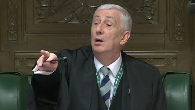 Lindsay Hoyle scolds Kemi Badenoch after swipes at Keir Starmer during PMQs