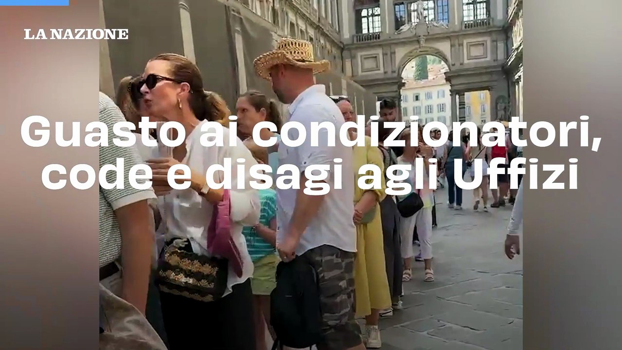 Guasto ai condizionatori, code e disagi agli Uffizi