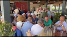 Il primo "pranzo sociale" per Alemanno da cittadino libero