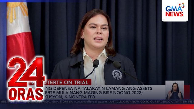 Impeachment prosecutors seek opening of VP Duterte and husband's tax records | 24 Oras