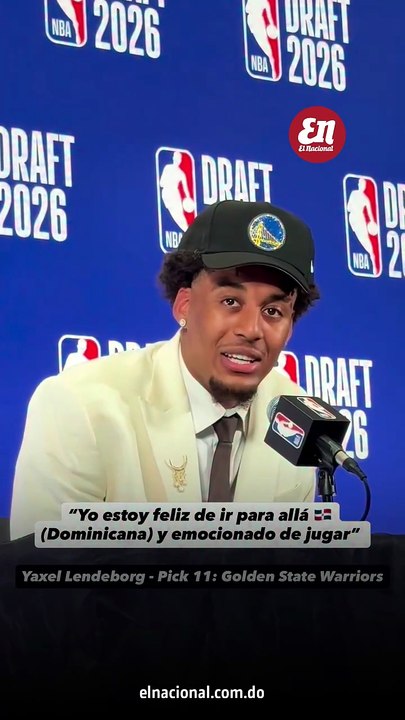 Otro dominicano a la NBA: Yaxel Lendeborg seleccionado por los Warriors