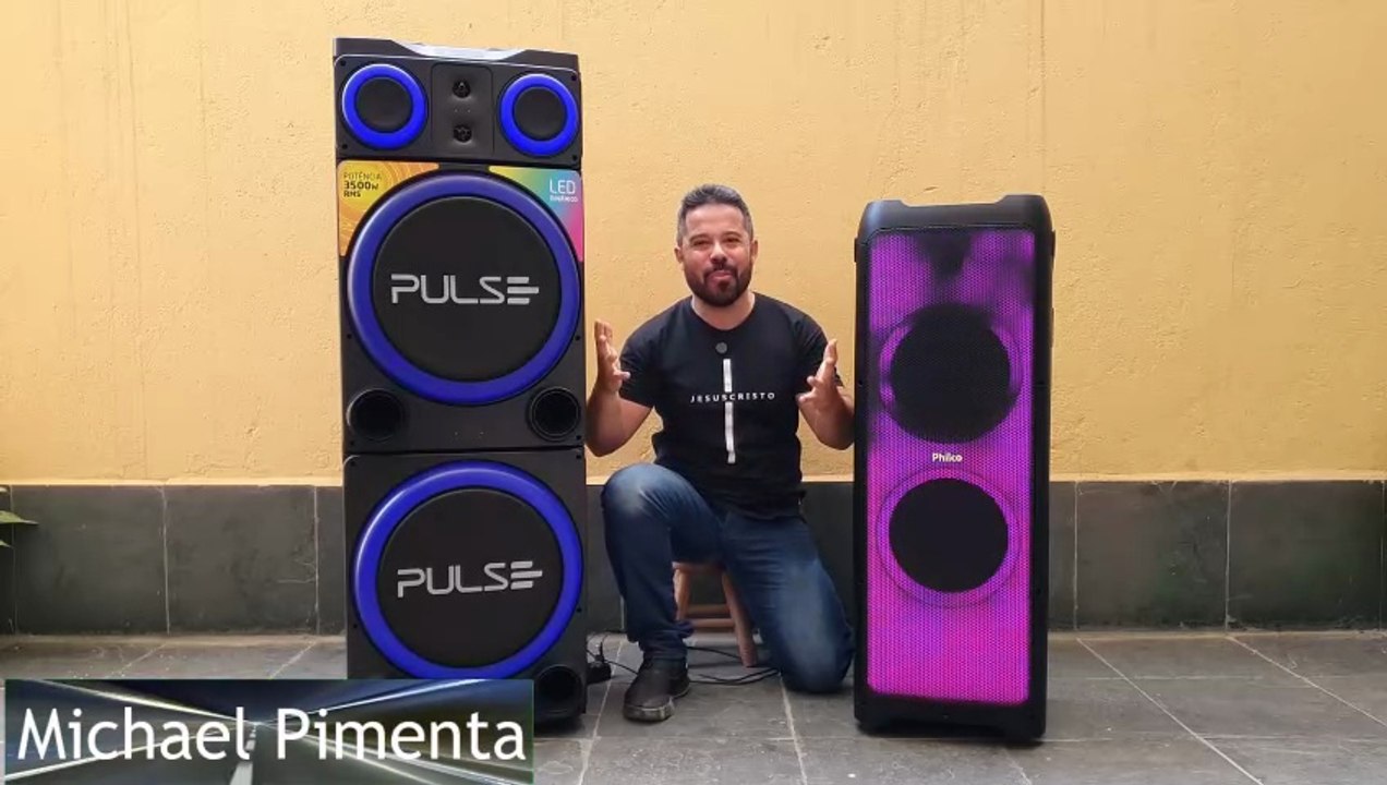🟢💥 Comparativo de Grave e Subgrave Philco PCX32000 contra Pulse SP515 - Qual toca mais forte?