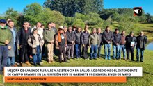 Reunión con ministros: mejora de caminos rurales y asistencia en salud, los pedidos de Campo Grande