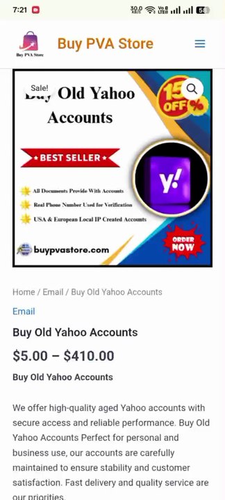 The 5.5 Sites Guide to Buy Old Yahoo Accounts in 2026