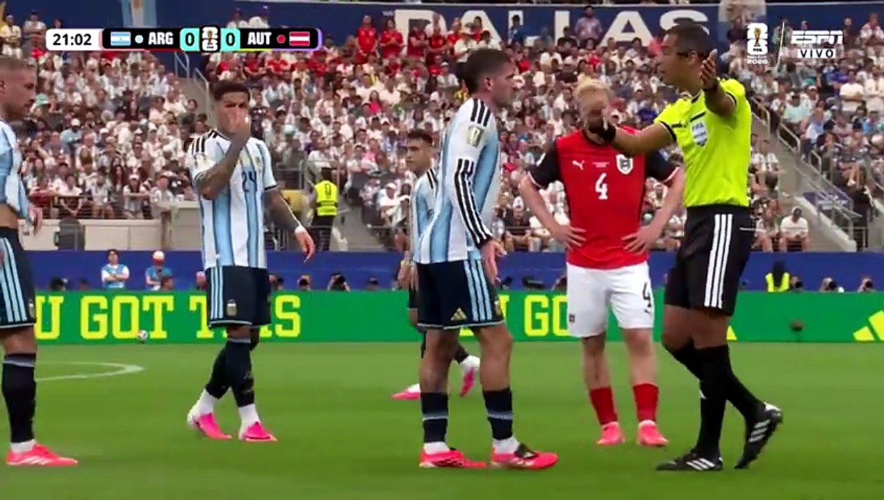 Argentina 2 vs. Austria 0 | 1T | Fecha 2 | Mundial 2026.